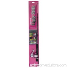 Ugly Stik Ladies Spinning Reel and Fishing Rod Combo with Tackle Kit 551883789